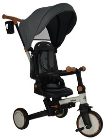 Ποδηλατάκι τρίκυκλο 7 σε 1 Urban Grey Bebe Stars