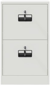vidaXL Ντουλάπα Αρχείων Λευκό 44 x 50 x 106.5 εκ Ψυχρής Έλασης Χάλυβας