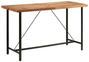 vidaXL Τραπέζι Μπαρ 180 x 70 x 107 εκ. από Μασίφ Ξύλο Ακακίας &amp; Σίδηρο