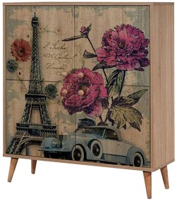 Παπουτσοθήκη - Ντουλάπι Multilux 863SPH3954 95x36x111cm Multi Cipboard,Wood