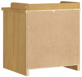 vidaXL Πάγκος διαδρόμου &quot;SANDNES&quot; 45x40x50 εκ.Πεύκο μασίφ ξύλο