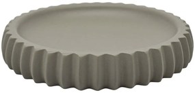 Σαπουνοθήκη Ριγέ 841691 11,1x11,1x2cm Taupe Ankor Πολυέστερ