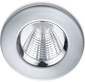 Σποτ Χωνευτό Zagros 650710106 Φ8x5cm Dim Led 345Lm 5,5W 3000K Chrome Trio Lighting Round