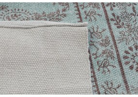 Χαλί DKD Home Decor 160 x 230 x 0,4 cm Μπλε πολυεστέρας Πράσινο Άραβας (x2)