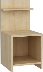 Κομοδίνο Ulman Megapap χρώμα sapphire oak 35x37x72εκ.