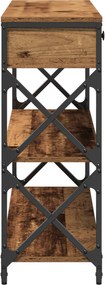 vidaXL Κονσόλα Τραπέζι Παλαιό ξύλο 100 x 28 x 75 εκ