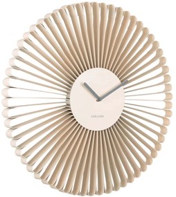 Ρολόι Τοίχου Cascara KA6074WH Φ50cm Off White Karlsson Μέταλλο