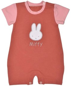 Φορμάκι Καλοκαιρινό Design 17 48-8752-68/17 Με Κέντημα Dark Pink Miffy Νο68/73 Βαμβάκι-Elastane