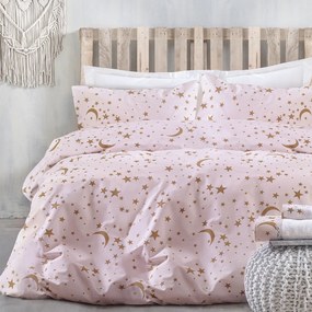 Κουβερλί Υπέρδιπλο (Σετ 220x240) Rythmos Symbol Moonlight Pink