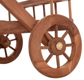 Δίσκος Σερβιρίσματος Σε Τρόλεϋ ALFRED C4579 Ξύλο Teak Φυσικό 86x56x80Υ εκ. 86x56x80 εκ.