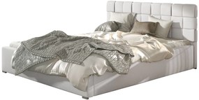 Επενδυμένο κρεβάτι Grady-180 x 200-Χωρίς μηχανισμό ανύψωσης-Leuko