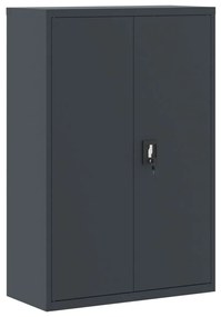 vidaXL Αρχειοθήκη Ανθρακί 90 x 40 x 180 εκ. Ατσάλινη