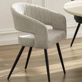 Καρέκλα Τραπεζαρίας (55x56x84) Spitishop Cathedra Light Grey