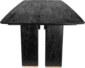 Τραπέζι Liber PTMD - Μήκος 280cm - Μαύρο