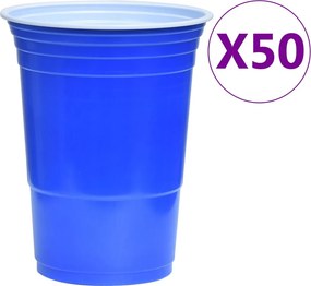 vidaXL Σετ Τραπεζιού Beer Pong 0,5 L Πλαστικό