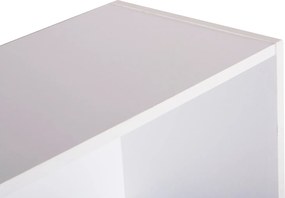 ΡΑΦΙΕΡΑ ΤΟΙΧΟΥ CUBICON HM9941.01 ΛΕΥΚΗ ΜΕΛΑΜΙΝΗ 38,5x23,5x80Υεκ.