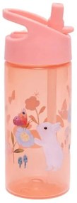 Παγούρι 380ml Με Καλαμάκι Petit Monkey Bunny Pink
