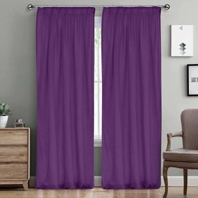 LINO ΚΟΥΡΤΙΝΑ LINE ΜΕ ΤΡΕΣΑ 305 MAUVE 145X295