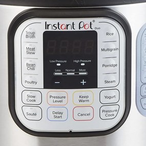 Πολυμάγειρας Instant Pot DUO 6 112018201, 1000W, 5.7l, 13 προγράμματα, 7 λειτουργίες, σύστημα ασφαλείας, ασημί/μαύρο