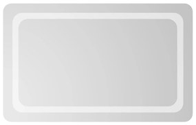 vidaXL Καθρέφτης Μπάνιου με LED 50x80 εκ.