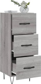 vidaXL Ντουλάπι Γκρι Sonoma 34,5x34x90 εκ. από Επεξεργασμένο Ξύλο