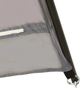 vidaXL Σκίαστρο Πισίνας Γκρι 500 x 433 x 250 εκ. Υφασμάτινο