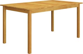 vidaXL Σετ Τραπεζαρίας Κήπου 7 τεμ. Καφέ