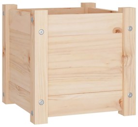 vidaXL Ζαρντινιέρες 2 τεμαχίων 31 x 31 x 31 εκ. από Μασίφ Ξύλο Πεύκου