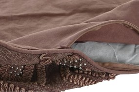 Κάλυψη μαξιλαριού DKD Home Decor Καφέ Ρόμπος 50 x 1 x 50 cm