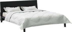 vidaXL Κουβέρτα 2 σε 1 Λευκό 240 x 200 x 8 εκ Πολυεστέρας
