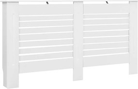 vidaXL Κάλυμμα Καλοριφέρ Λευκό 152 x 19 x 81,5 εκ. από MDF