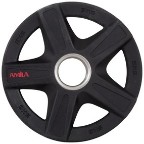 Δίσκος Ολυμπιακού Τύπου Amila Με Επένδυση PU Φ50mm 5kg 84643