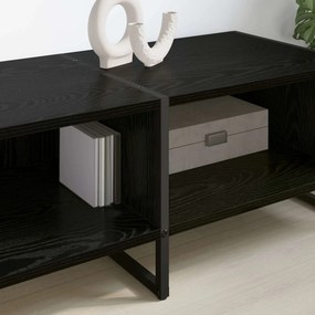 vidaXL Ντουλάπι TV Μαύρη Οξυά 170.5 x 36 x 30.5 εκ Επεξεργασμένο ξύλο