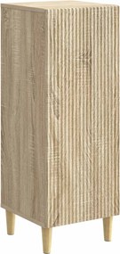 vidaXL Πλαϊνό γραφείο Sonoma Δρυς 33 x 34,5 x 90 εκ Επεξεργασμένο Ξύλο