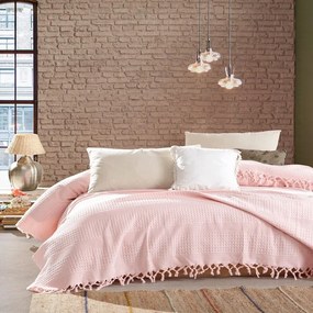 Κουβέρτα Dobby English Rose DimCol Υπέρδιπλo 220x240cm 100% Cotton