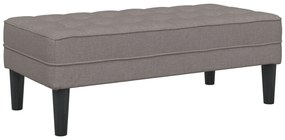 vidaXL Παγκάκι Ταμπά 113x57x39 εκ. Ύφασμα