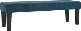 vidaXL Κρεβάτι Boxspring με Στρώμα Σκούρο Μπλε 160x200 εκ. Βελούδινο