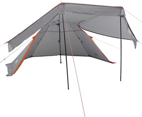 vidaXL Σκηνή Κάμπινγκ Tipi 5 Ατόμων Αδιάβροχη Γκρι