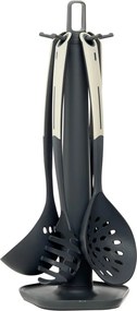 Κουτάλες Μαγειρικής + Βάση (Σετ 6τμχ) F-V Essentials 209784 Beige