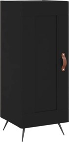 vidaXL Ντουλάπι Μαύρο 34,5 x 34 x 90 εκ. από Επεξεργασμένο Ξύλο