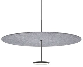 Φωτιστικό Οροφής Sky Sound 32 10570/10581 81x44,4cm Led 1250lm 18W Black-Grey Pablo Designs