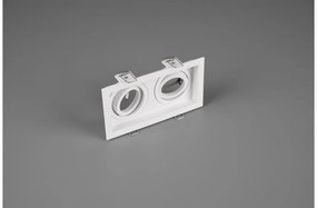 Σποτ Φωτιστικά Χωνευτά 2xGU10 15W IP20 Kenai 651600231 Trio Lighting-651600231-Λευκό 651600231
