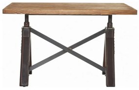Τραπέζι Cavalleto/T-F 02-00-1290 120x80x75cm Taupe-Walnut