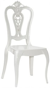 Metaxakis   Venice Chair Glossy White  metax-01-00-1438 διάστ.50.0000 x 48.0000 x 101.0000