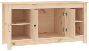 vidaXL Έπιπλο Τηλεόρασης 103 x 36,5 x 52 εκ. από Μασίφ Ξύλο Πεύκου