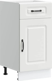 vidaXL ντουλάπι βάσης κουζίνας Kalmar Λευκό από Επεξεργασμένο Ξύλο