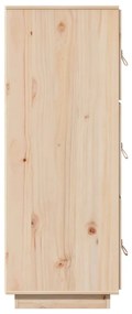 vidaXL Ντουλάπι Ψηλό 34 x 40 x 108,5 εκ. από Μασίφ Ξύλο Πεύκου