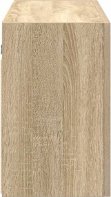 vidaXL Ντουλάπι τοίχου μπάνιου Sonoma Oak 100x25x40 cm