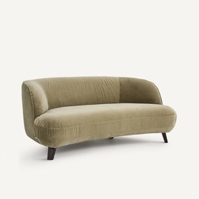 Τριθέσιος καναπές από λινό βελούδο, Rosebury