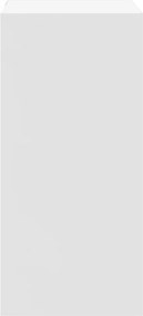 vidaXL Ντουλάπα Λευκή 77 x 48 x 102 εκ. από Επεξεργασμένο Ξύλο